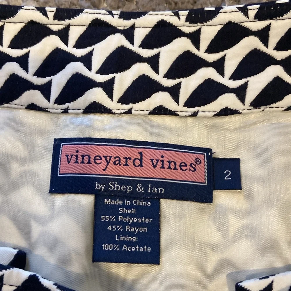 Nautical Vineyard Vines mini skirt size 2 - Picture 3 of 4